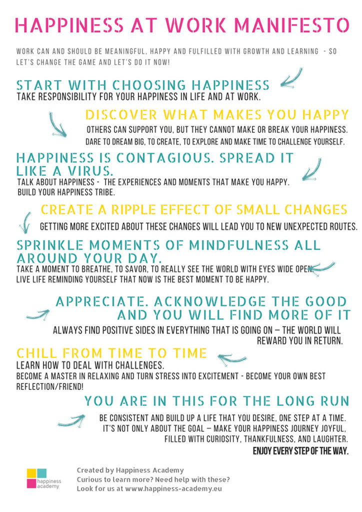 happiness at work manifesto